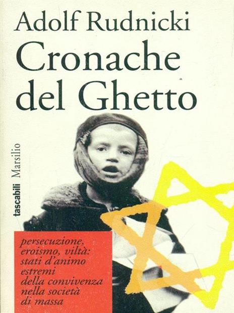 Cronache del ghetto - Adolf Rudnicki - copertina