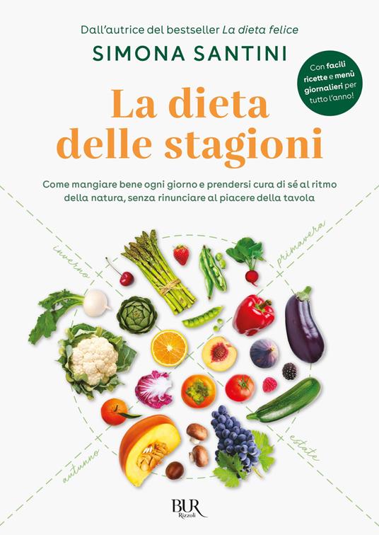 La dieta delle stagioni. Come mangiare bene ogni giorno e prendersi cura di sé al ritmo della natura, senza rinunciare al piacere della tavola - Simona Santini - ebook