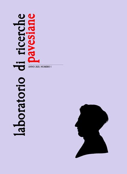 Laboratorio di ricerche pavesiane (2025). Vol. 1 - copertina