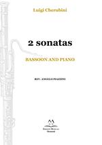 2 Sonatas. Bassoon and piano. Spartito
