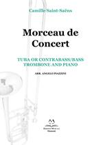 Morceau de concert. Tuba or contrabass/bass trombone and piano. Spartito