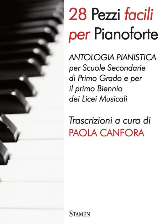 28 pezzi facili per pianoforte - copertina