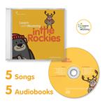 In the rockies. 5 songs + 5 audiobooks