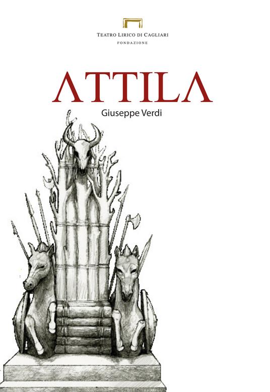Attila di Giuseppe Verdi. Programma di sala - copertina