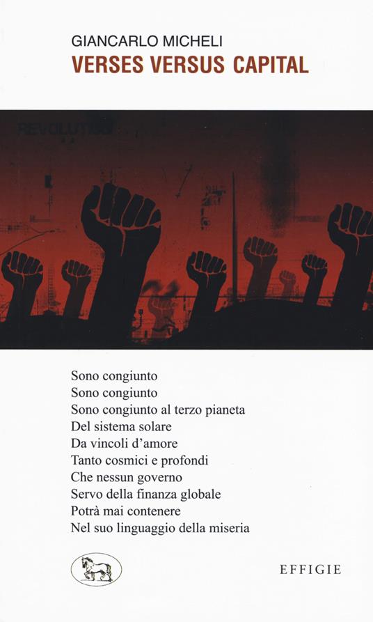 Verses versus capital - Giancarlo Micheli - copertina
