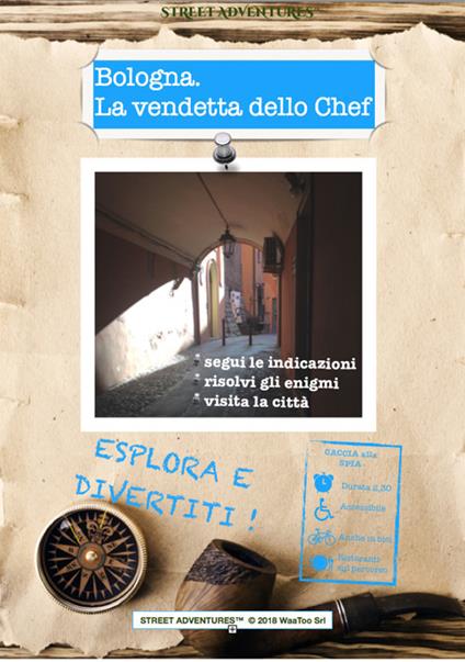 Bologna. La vendetta dello chef. Caccia alla spia - copertina