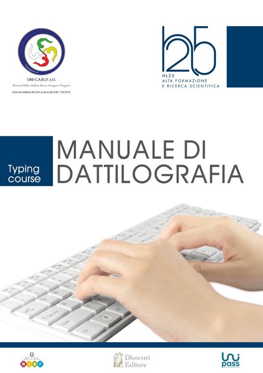 Manuale di dattilografia - copertina