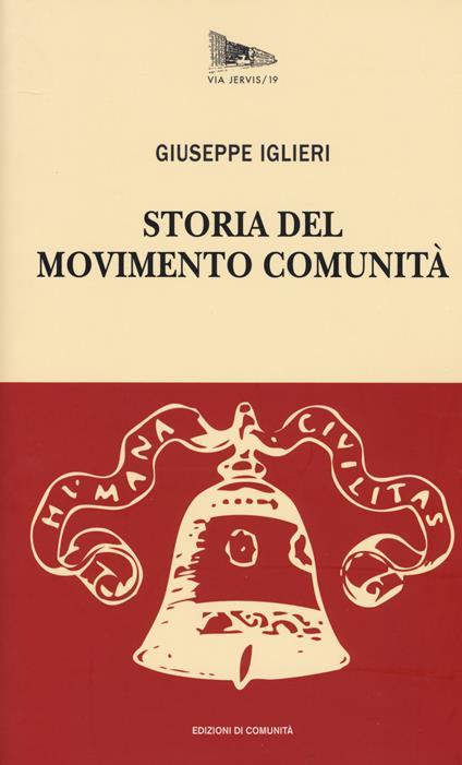 Storia del Movimento Comunità - Giuseppe Iglieri - copertina