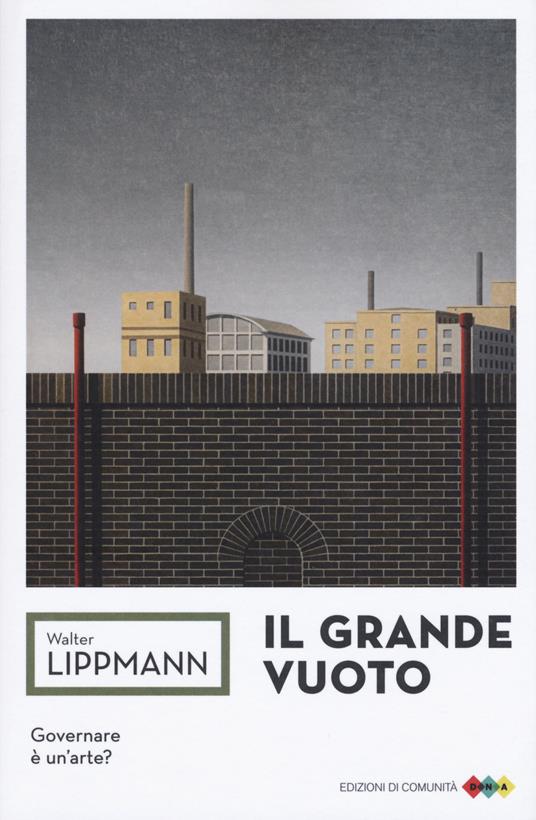 Il grande vuoto - Walter Lippmann - copertina