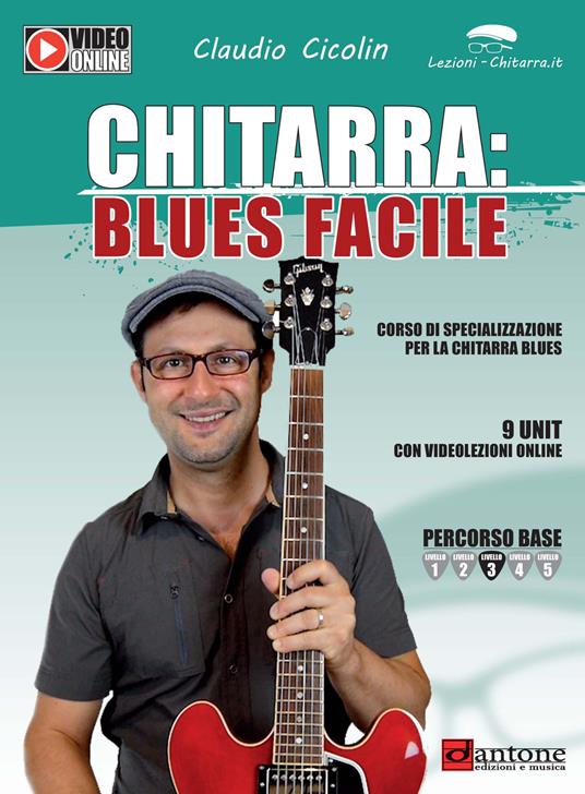 Chitarra: blues facile - Claudio Cicolin - copertina
