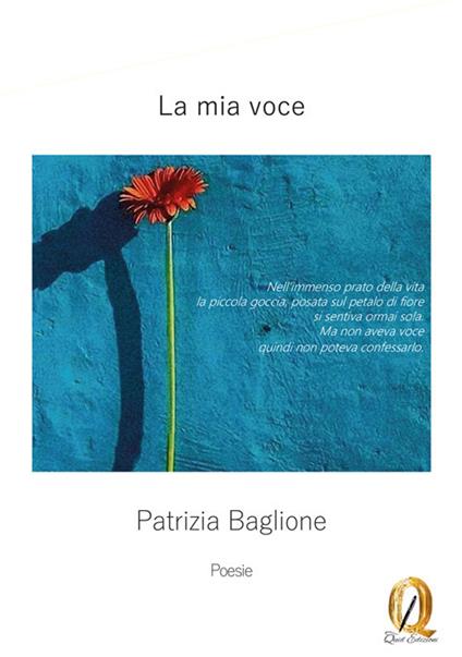 La mia voce - Patrizia Baglione - copertina