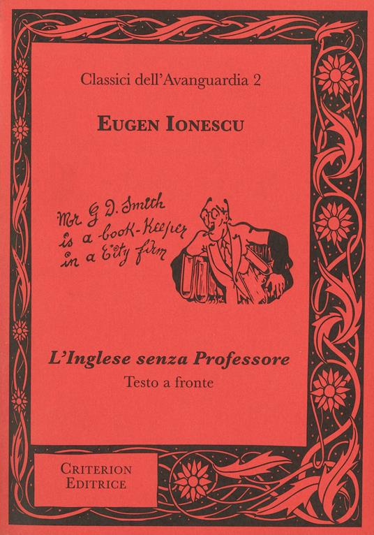 L'inglese senza professore. Testo rumeno a fronte - Eugène Ionesco - copertina