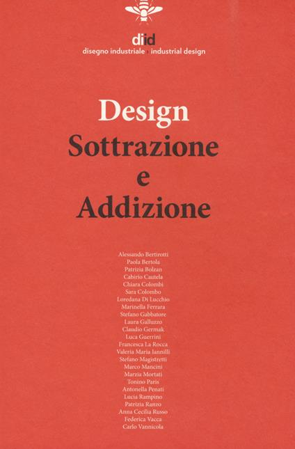 Diid disegno industriale (2018). Vol. 66: Design. Sottrazione e addizione - copertina