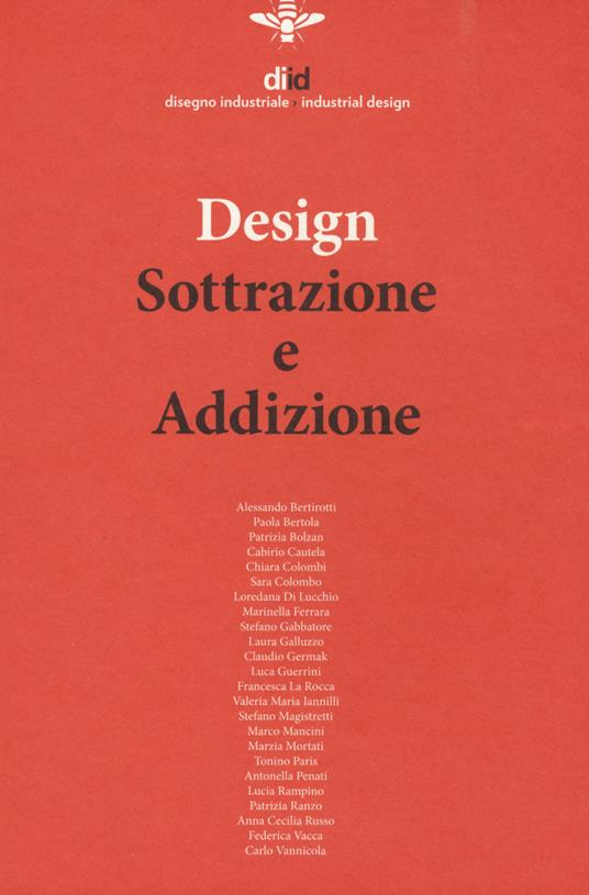 Diid disegno industriale (2018). Vol. 66: Design. Sottrazione e addizione - copertina