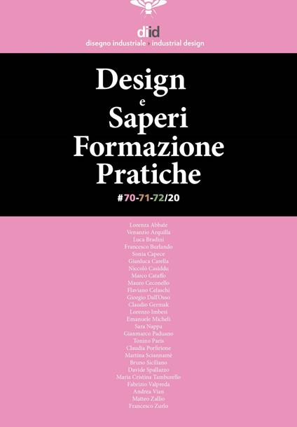 Diid disegno industriale. Vol. 70-71-72: Design 2030: saperi formazione pratiche - copertina