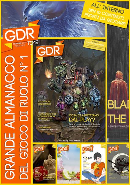 GDR Time. Grande almanacco del gioco di ruolo. Vol. 1 - copertina