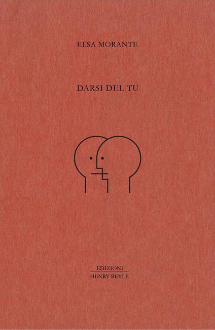 Darsi del tu - Elsa Morante - copertina