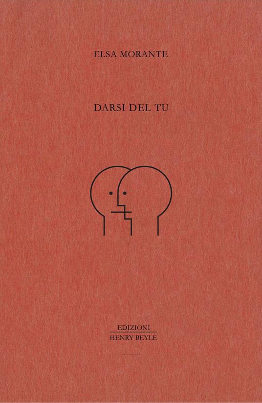 Darsi del tu - Elsa Morante - copertina