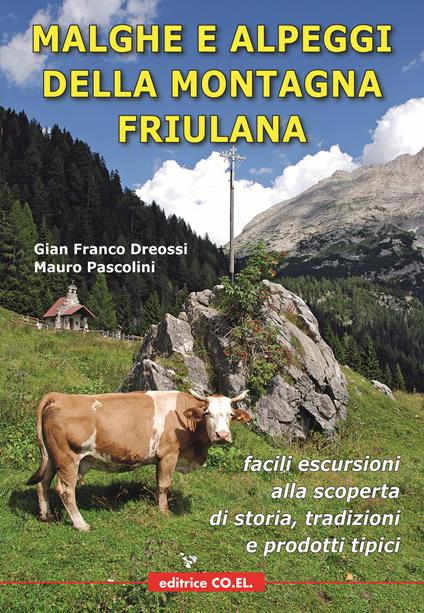Malghe e alpeggi della montagna friulana. Facili escursioni alla scoperta di storia, tradizioni e prodotti tipici - Gian Franco Dreossi,Mauro Pascolini - copertina