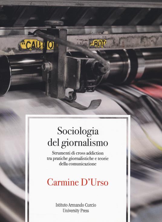 Sociologia del giornalismo - Carmine D'Urso - copertina