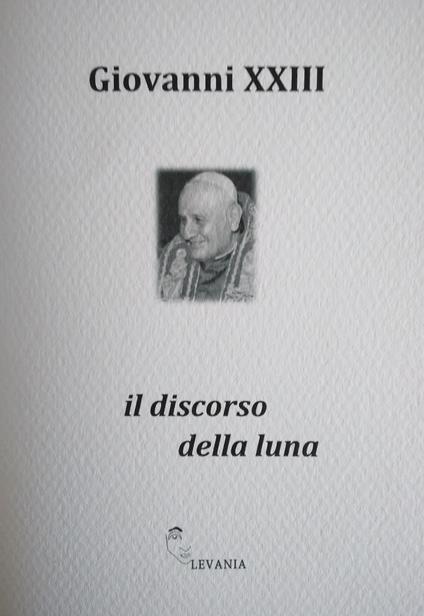 Il discorso della luna - Giovanni XXIII - copertina