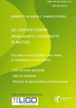 Le contestazioni invalidanti i contratti di mutuo. Vizi nella pattuizione e nel piano di rimborso alla francese