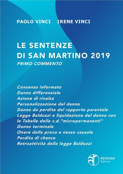 Le sentenze di San Martino 2019. Primo commento - Paolo Vinci,Irene Vinci - copertina