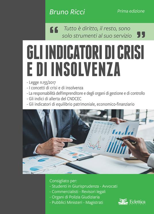 Gli indicatori di crisi e di insolvenza - Bruno Ricci - copertina
