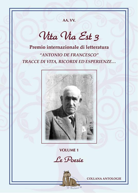 Vita via est. Tracce di vita, ricordi ed esperienze. 3° Premio internazionale di poesia «Antonio De Francesco» 2019 - copertina