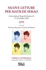 Nuove letture per Matilde Serao. Università di Napoli Federico II (17-18 ottobre 2018). Atti
