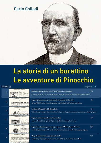 La storia di un burattino. Le avventure di Pinocchio - Carlo Collodi - copertina