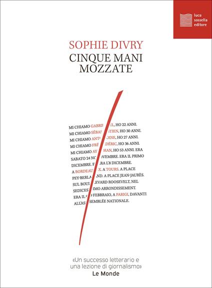 Cinque mani mozzate - Sophie Divry - copertina