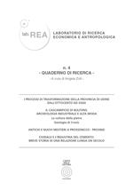 Lab.REA. Laboratorio di ricerca economica e antropologica. Quaderno di ricerca. Vol. 4