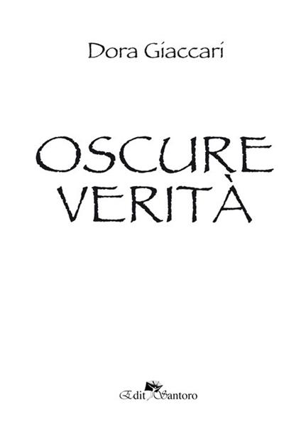 Oscure verità - Dora Giaccari - copertina