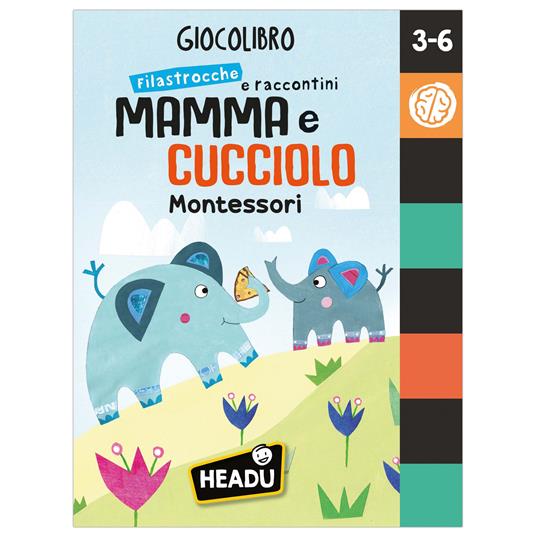 Filastrocche e raccontini mamma e cucciolo Montessori. Giocolibro - copertina
