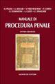 Manuale di procedura penale - copertina