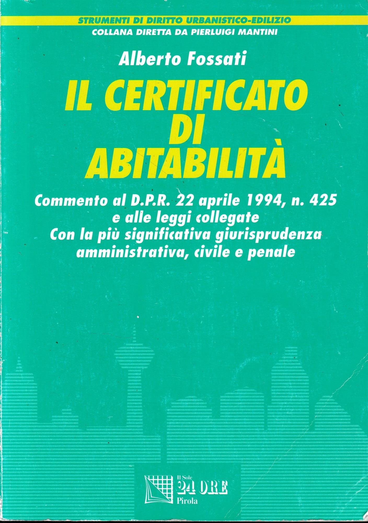 Il certificato di abitabilità