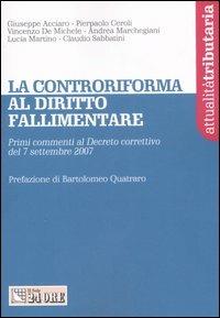 La controriforma al diritto fallimentare - copertina