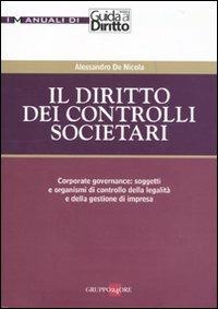 Il diritto dei controlli societari - Alessandro De Nicola - copertina