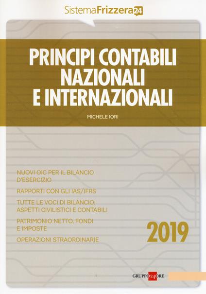 Principi contabili nazionali e internazionali - Michele Iori - copertina