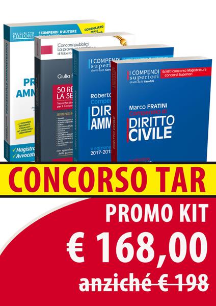 Compendio di diritto processuale amministrativo-Compendio di diritto civile-Compendio di diritto amministrativo-50 referendari TAR. La sentenza - Marco Fratini,Roberto Garofoli,Giulia Ferrari - copertina