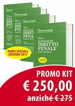 Kit manuale superiore penale parte generale + manuali di penale parte speciale edizione 2017