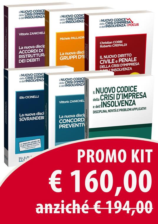 Kit Codice crisi d'impresa-Focus - Elio Ciccinelli,Vittorio Zanichelli,Michele Palladino - copertina