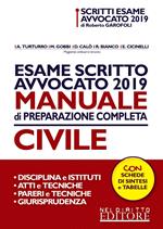 Esame scritto avvocato 2019. Manuale di preparazione completa civile