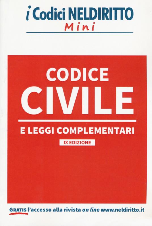 Codice civile e leggi complementari - copertina