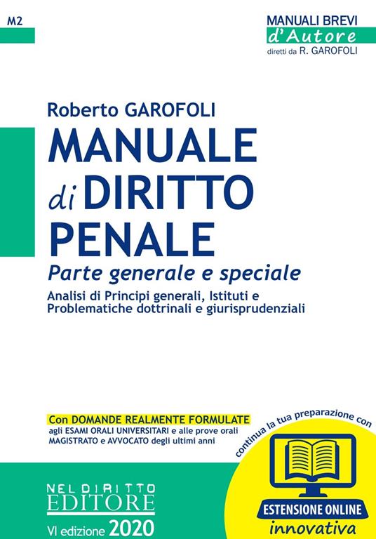 Manuale di diritto penale. Parte generale e speciale. Con Contenuto digitale per accesso online - Roberto Garofoli - copertina