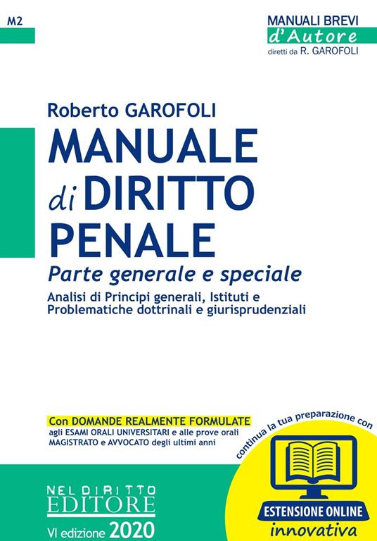 Manuale di diritto penale. Parte generale e speciale. Con Contenuto digitale per accesso on line - Roberto Garofoli - copertina