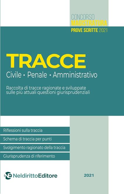 Tracce concorso magistratura 2021: civile, penale e amministrativo - Roberto Garofoli - copertina
