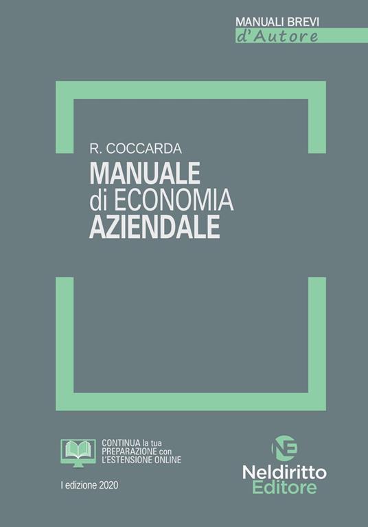 Manuale di economia aziendale - Raoul Coccarda - copertina