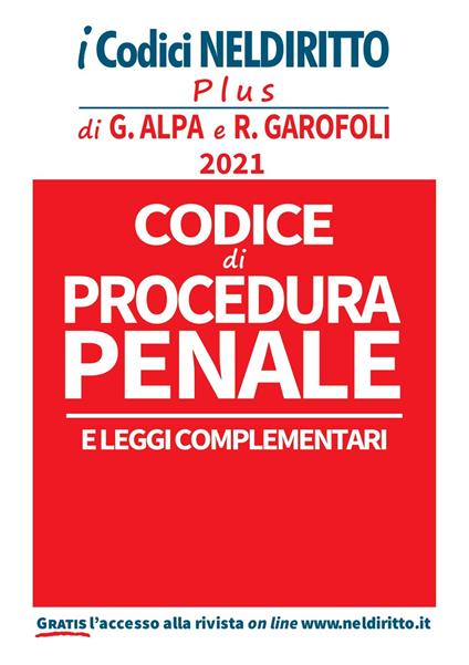 Codice di procedura penale e leggi complementari - copertina